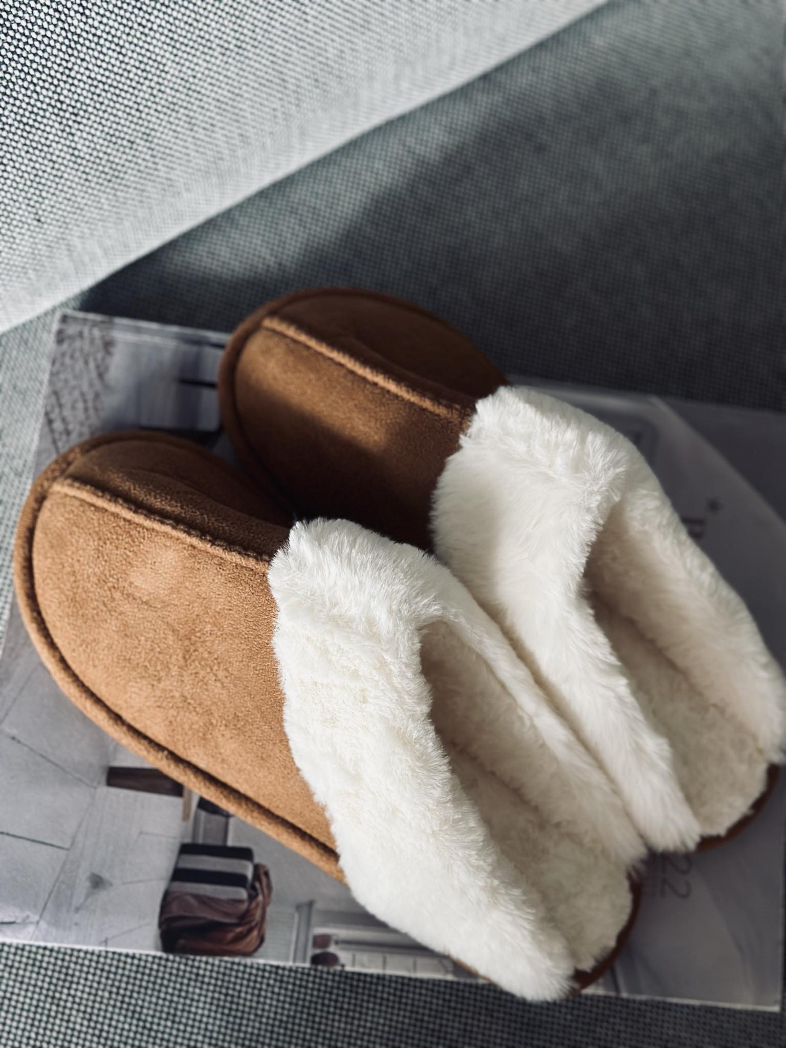 Slippers Cognac