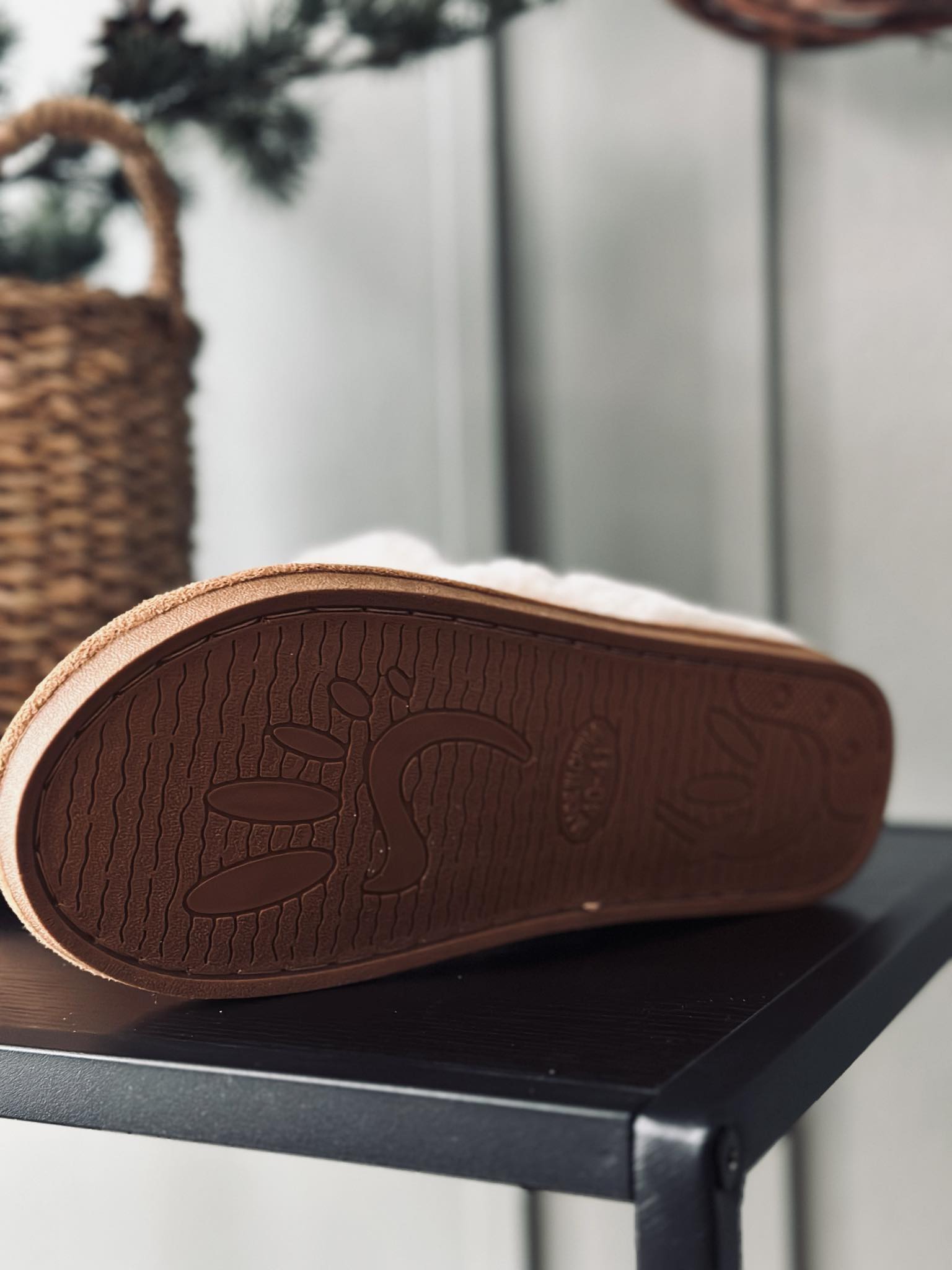 Slippers Cognac